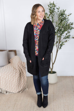 Madison Cozy Cardigan - Black