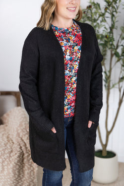 Madison Cozy Cardigan - Black