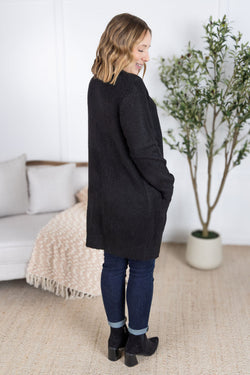 Madison Cozy Cardigan - Black