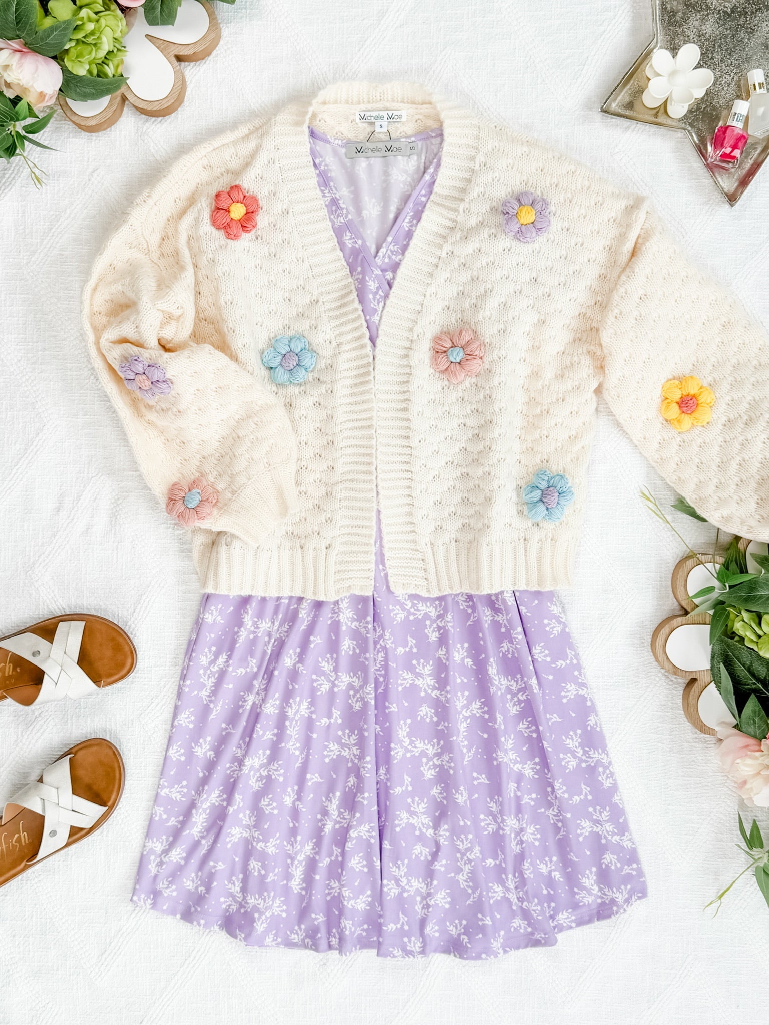 Tinley Dress - Lavender Petal Floral