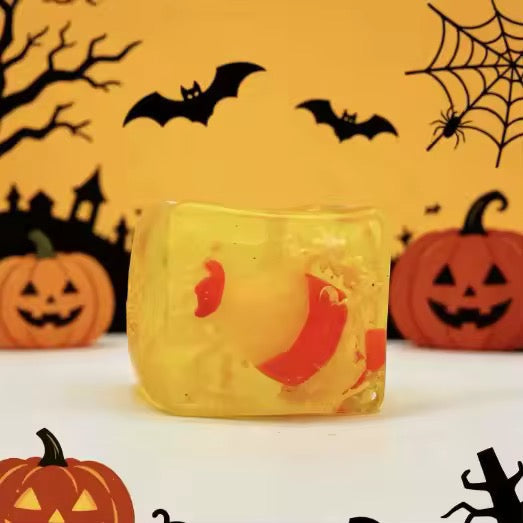 Halloween Glow In The Dark Cube Squishy