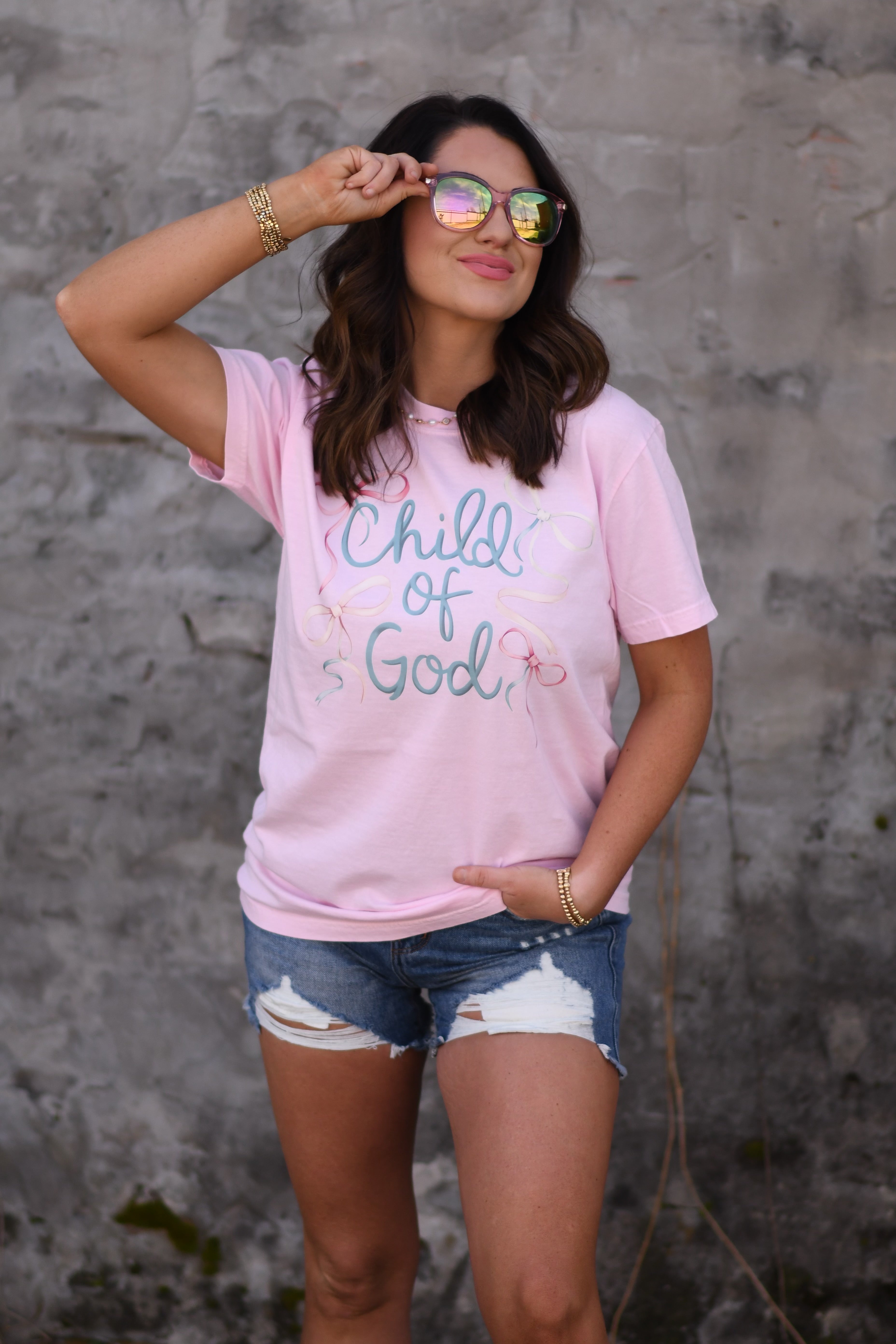 Child Of God Bow Tee