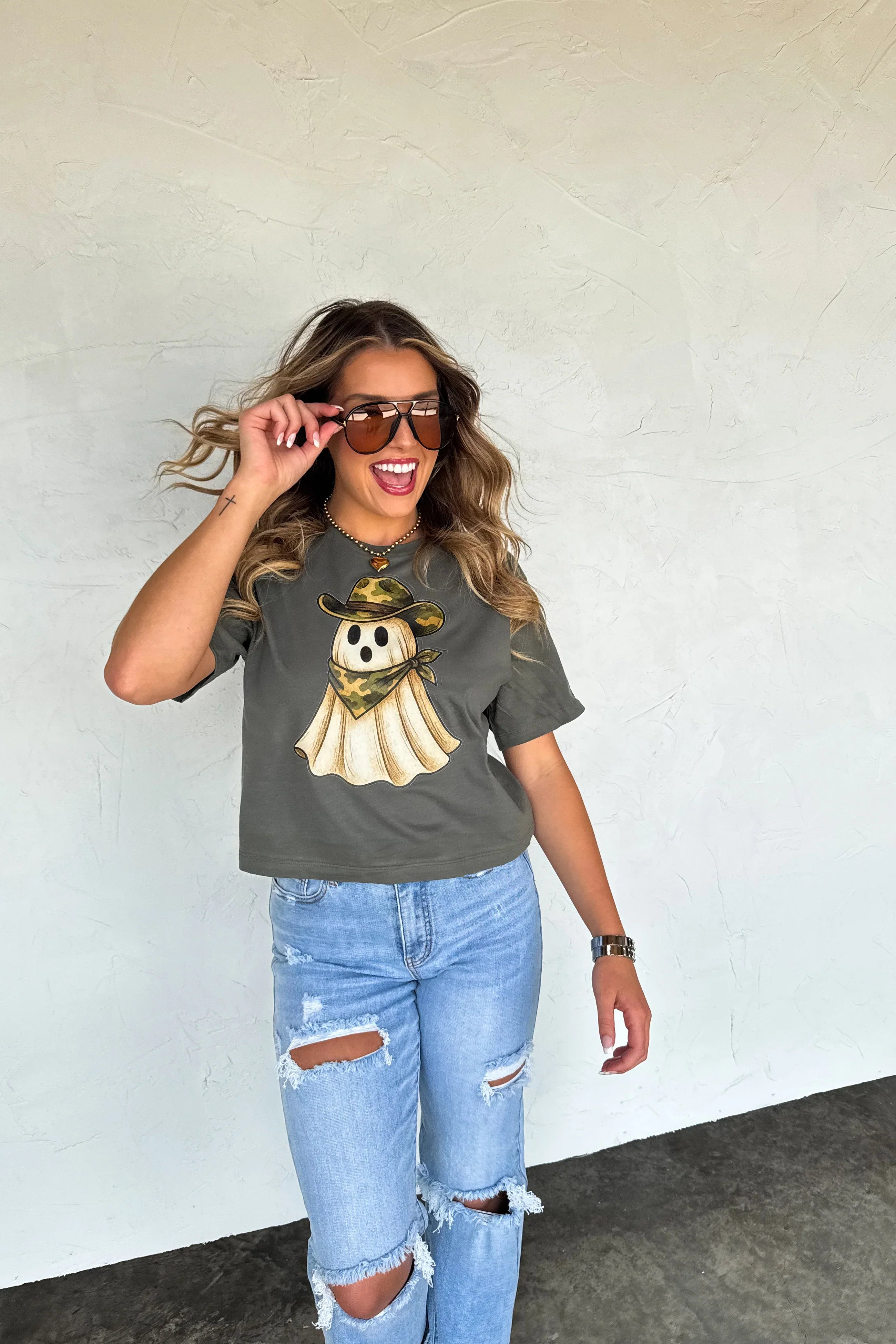RTS: Camo Ghost Graphic Tee