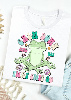 Calm the Frog Down Bella Canvas T-Shirt