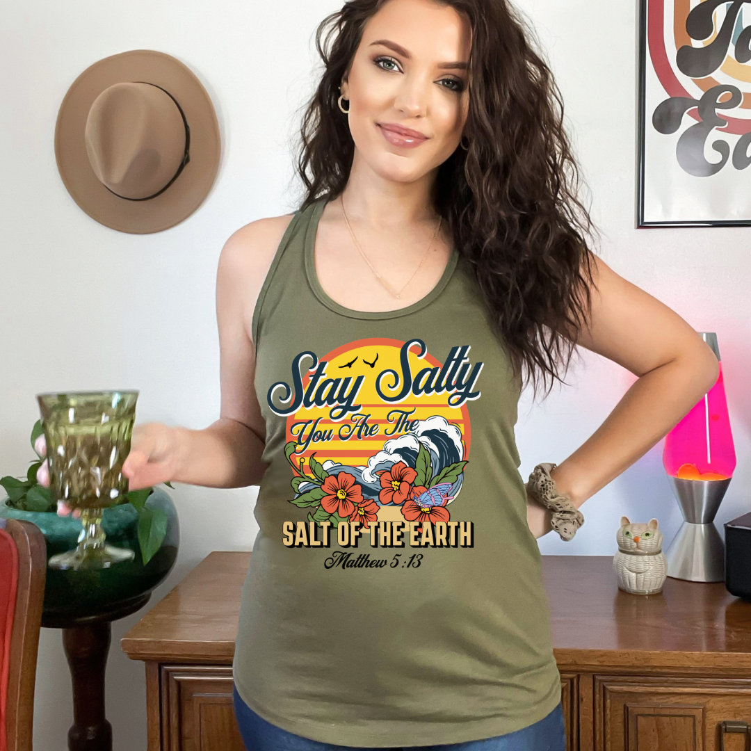 Stay Salty Racerback Tank