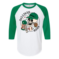 Baseball Mama Raglan Graphic Tee