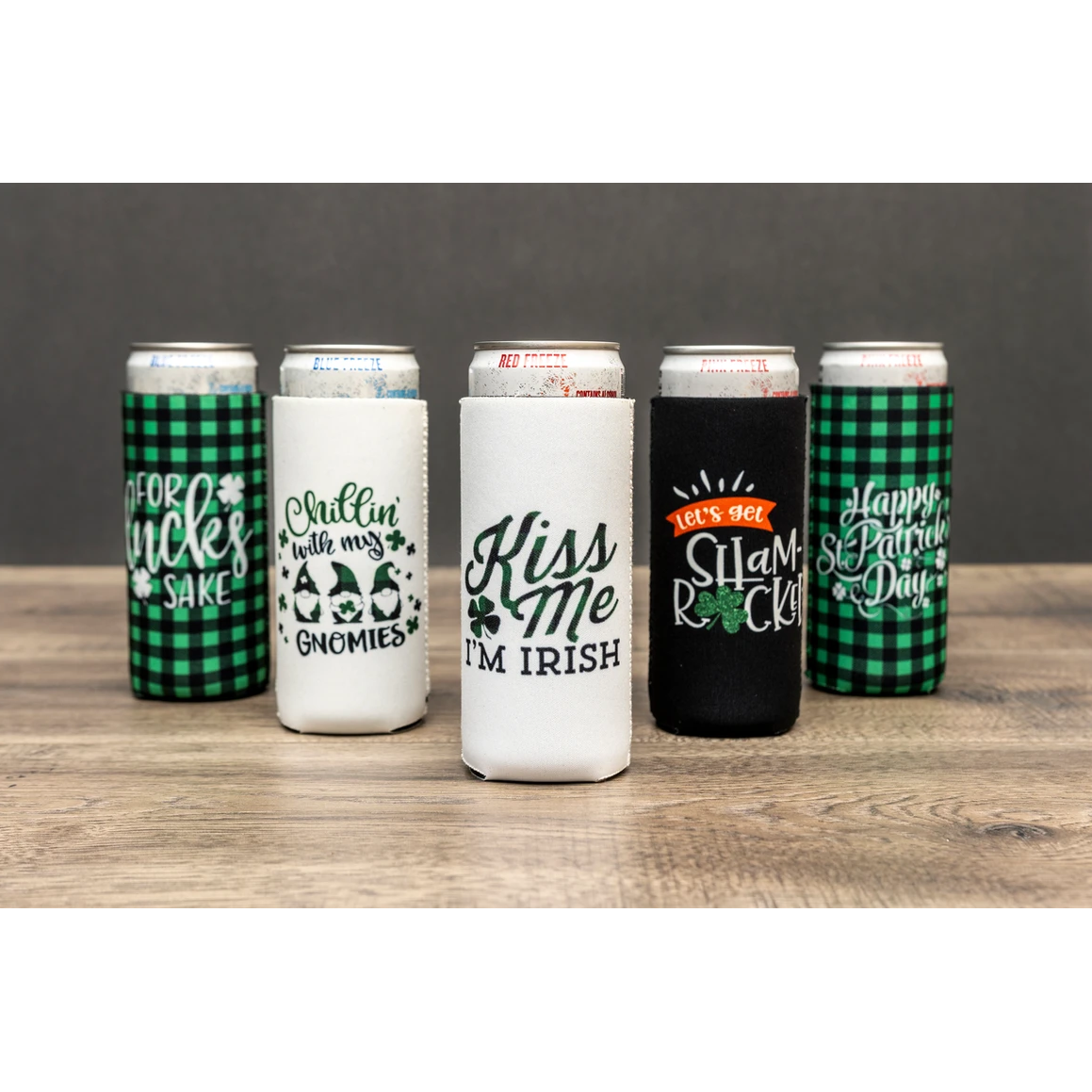 *Ready to Ship| St. Patrick’s Day Neoprene Slim & Regular Can Holders