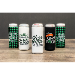 *Ready to Ship| St. Patrick’s Day Neoprene Slim & Regular Can Holders