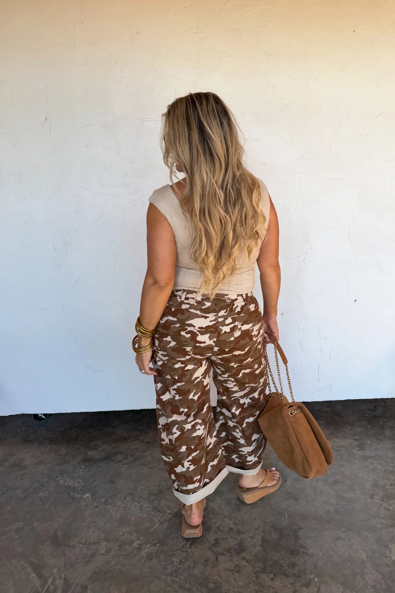 DESERT BROGAN CAMO BARREL JEANS ~ RTS