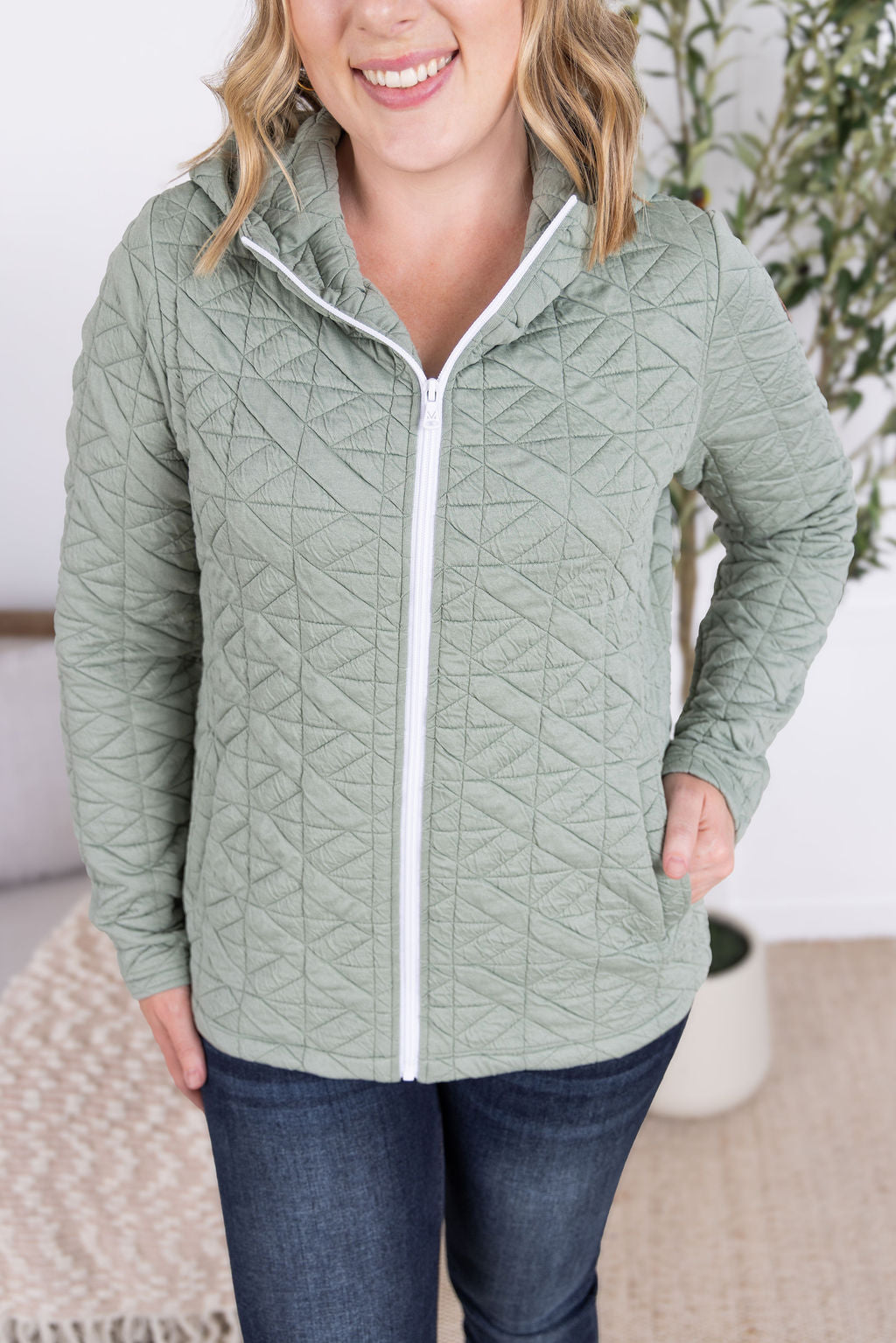 Fullzip Hoodie - Sage