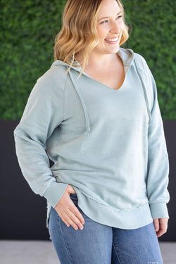 Vintage Wash Beach Hoodie - Seabreeze