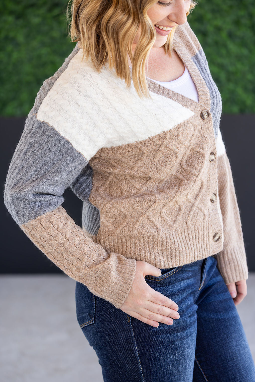 Colorblock Cozy Cardigan