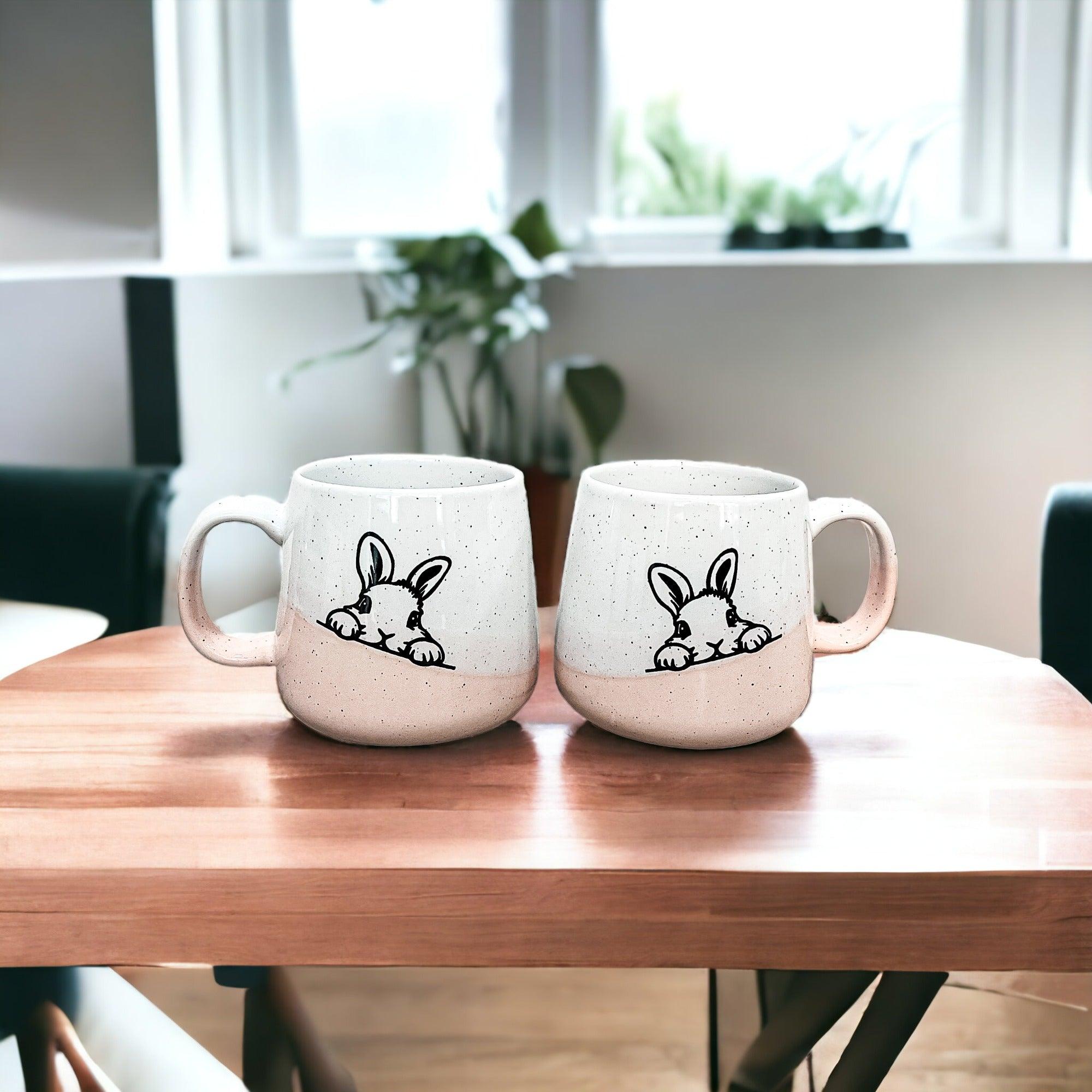 cute bunny coffee mug 2025
easter bunny ceramic mug
spring coffee cup pink