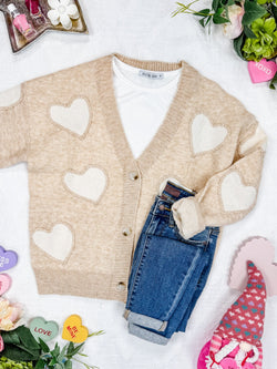 Sweetheart Cardigan - Tan