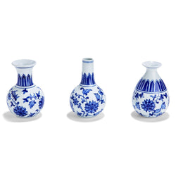 Blue Willow Vases