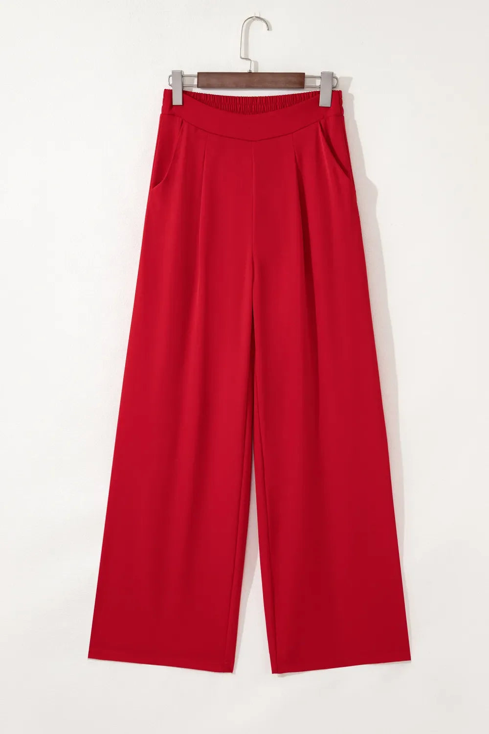 Pleated Pull On High Elastic Pants WTW