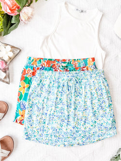 Sienna Skort - Tropical Floral Mix