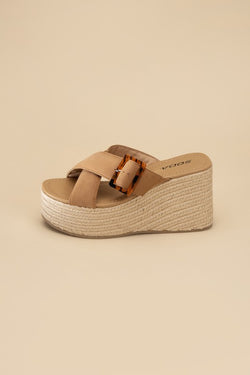 Manta Espadrille Platform Slides