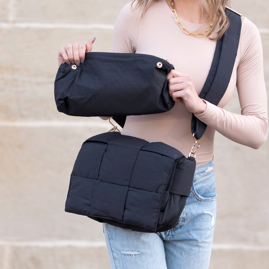 Romy Foldover Puffer Crossbody