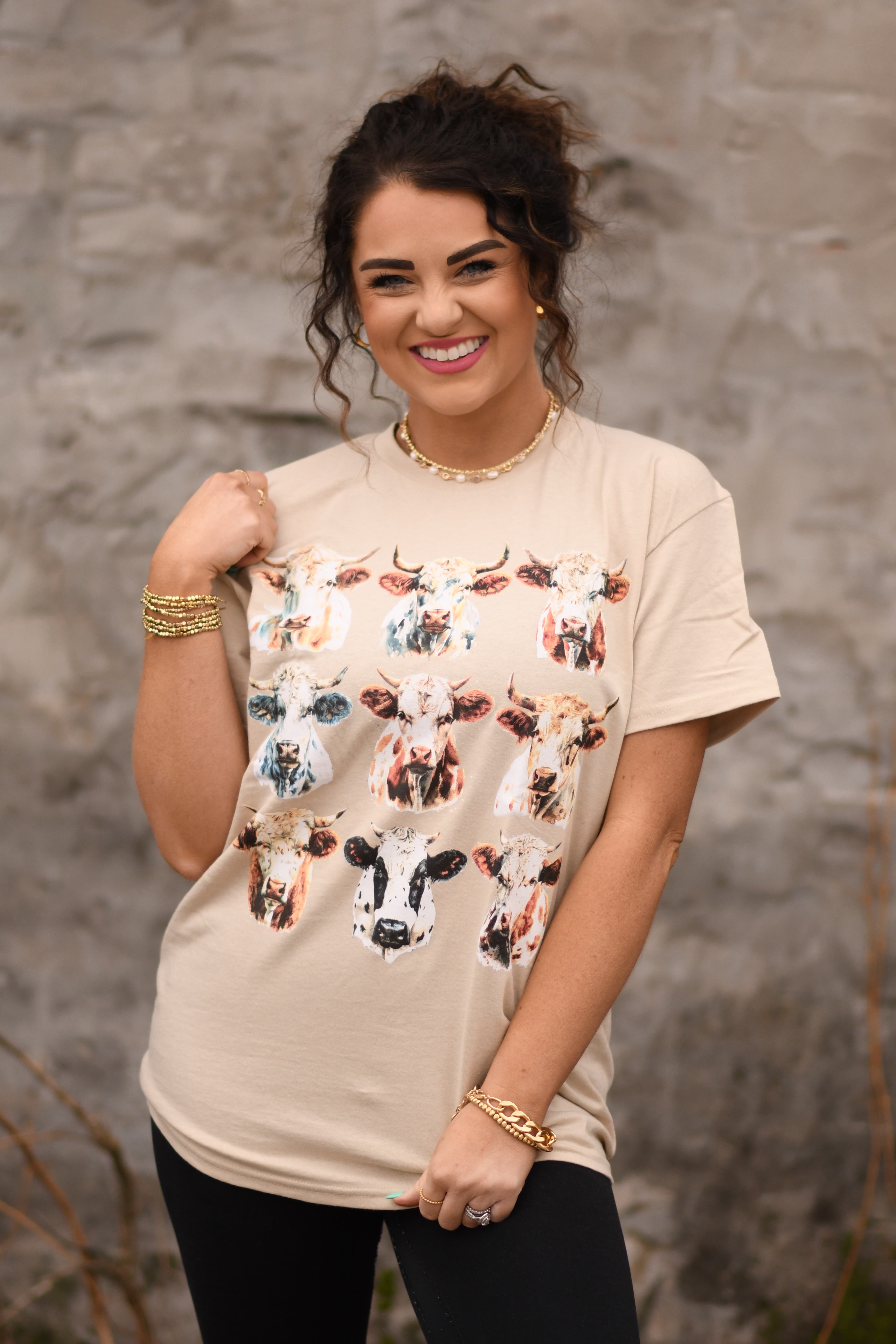 Cow Heads Tee