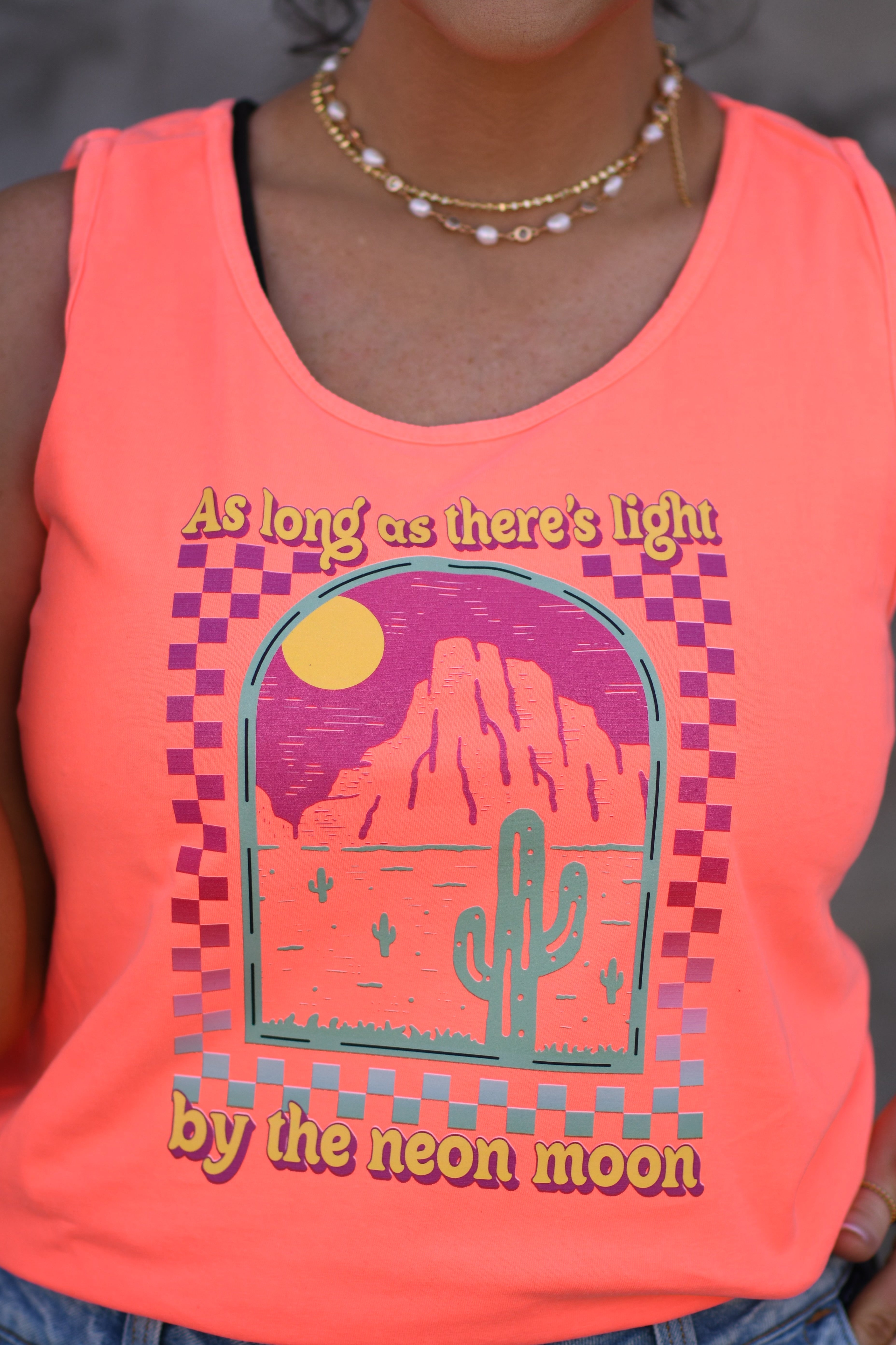 Neon Moon Tank/Tee