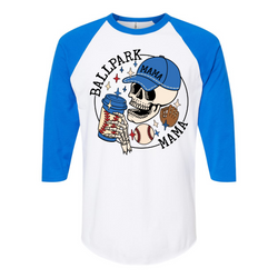 Baseball Mama Raglan Graphic Tee