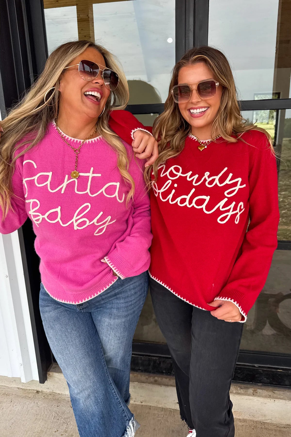 RTS- SANTA & HOWDY HOLIDAY SWEATERS