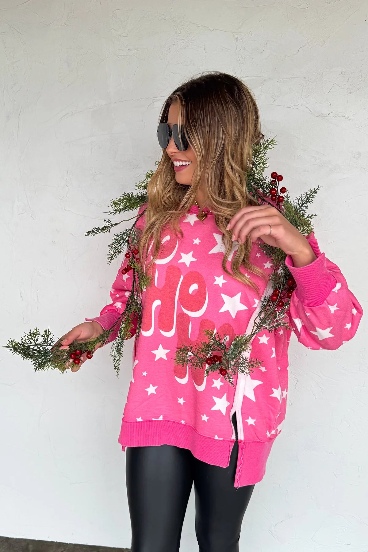 PREORDER- MERRY & HO HO HO CLASSIC CREW PULLOVER