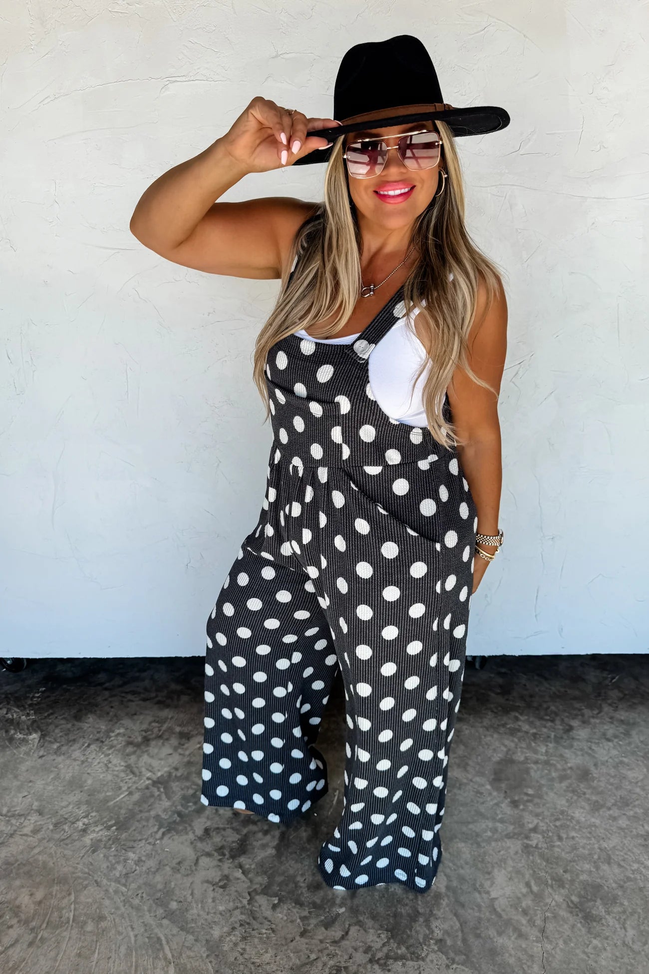 PREORDER- POLKA DOT KARLI BOHO OVERALLS