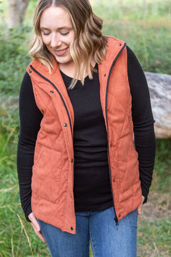 Corduroy Vest - Pumpkin