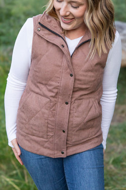 Corduroy Vest - Chestnut