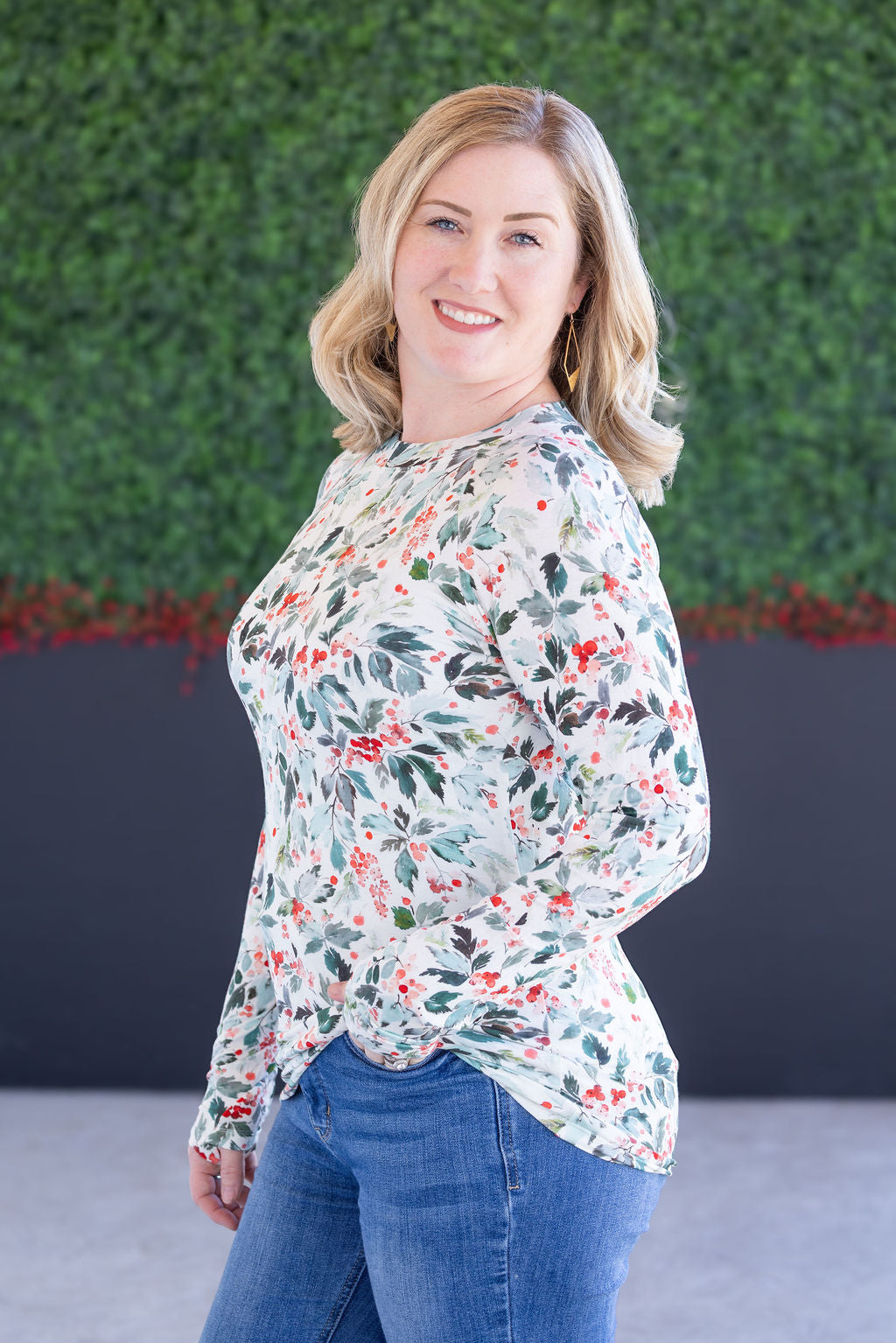 Blair Long Sleeve Top - Winter Berry