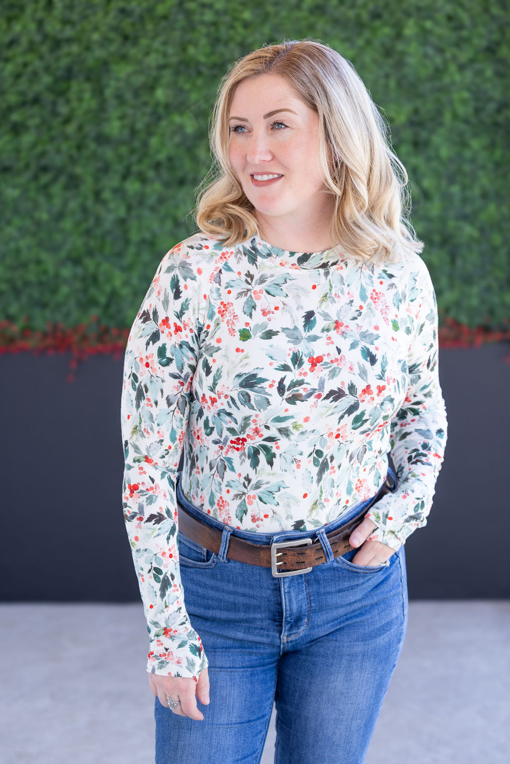 Blair Long Sleeve Top - Winter Berry