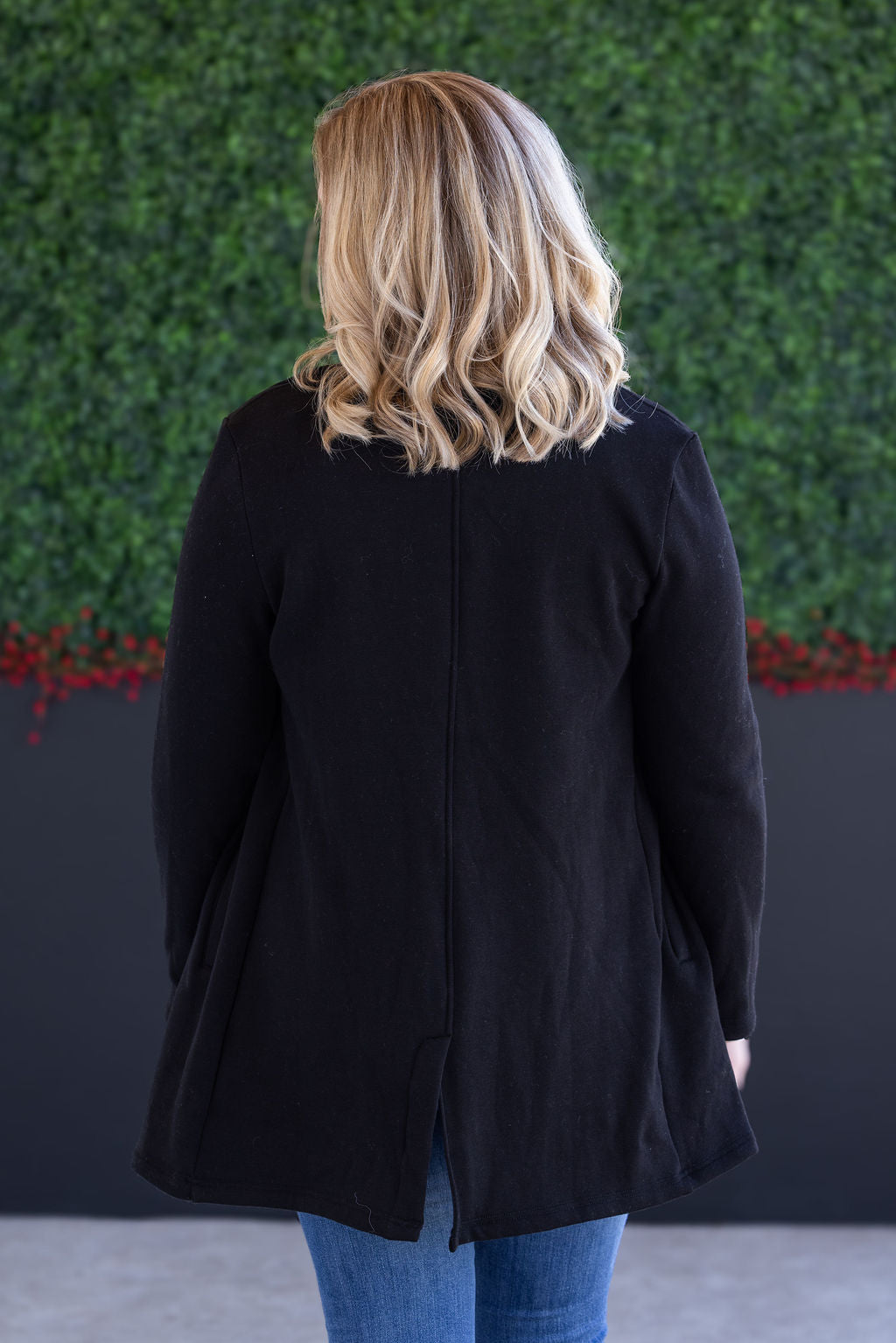 Scarlett Sweater Jacket - Black