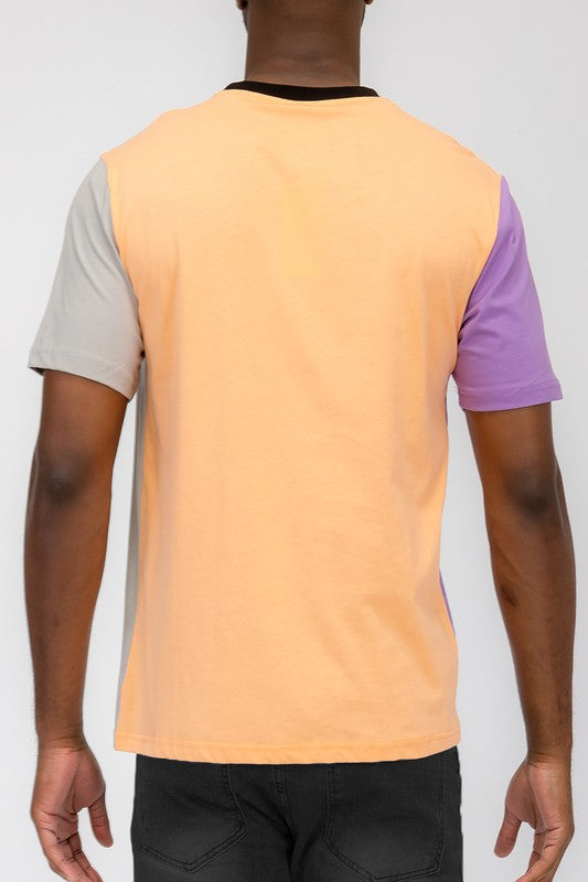 Weiv Mens Color Block T Shirt