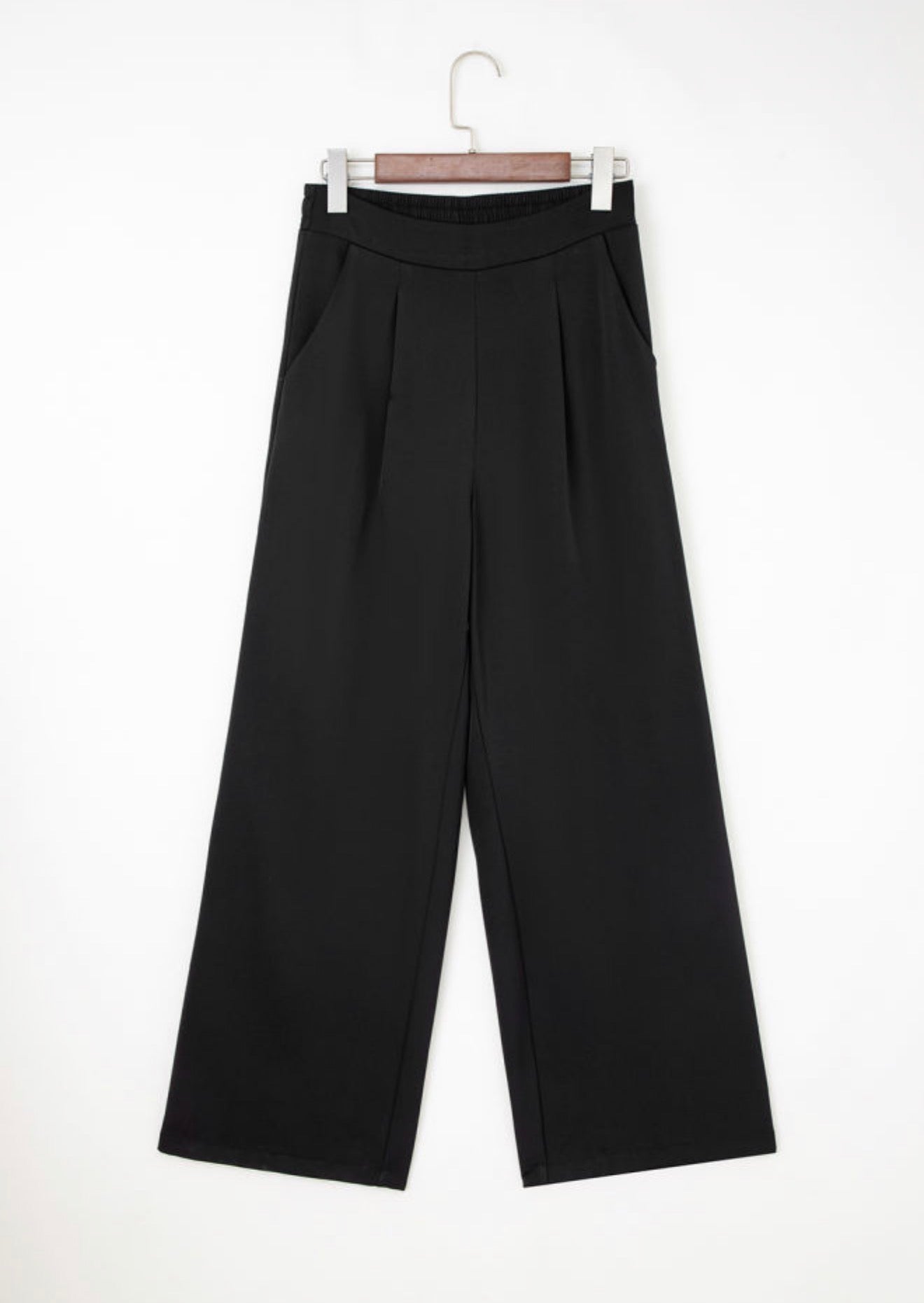 Pleated Pull On High Elastic Pants WTW
