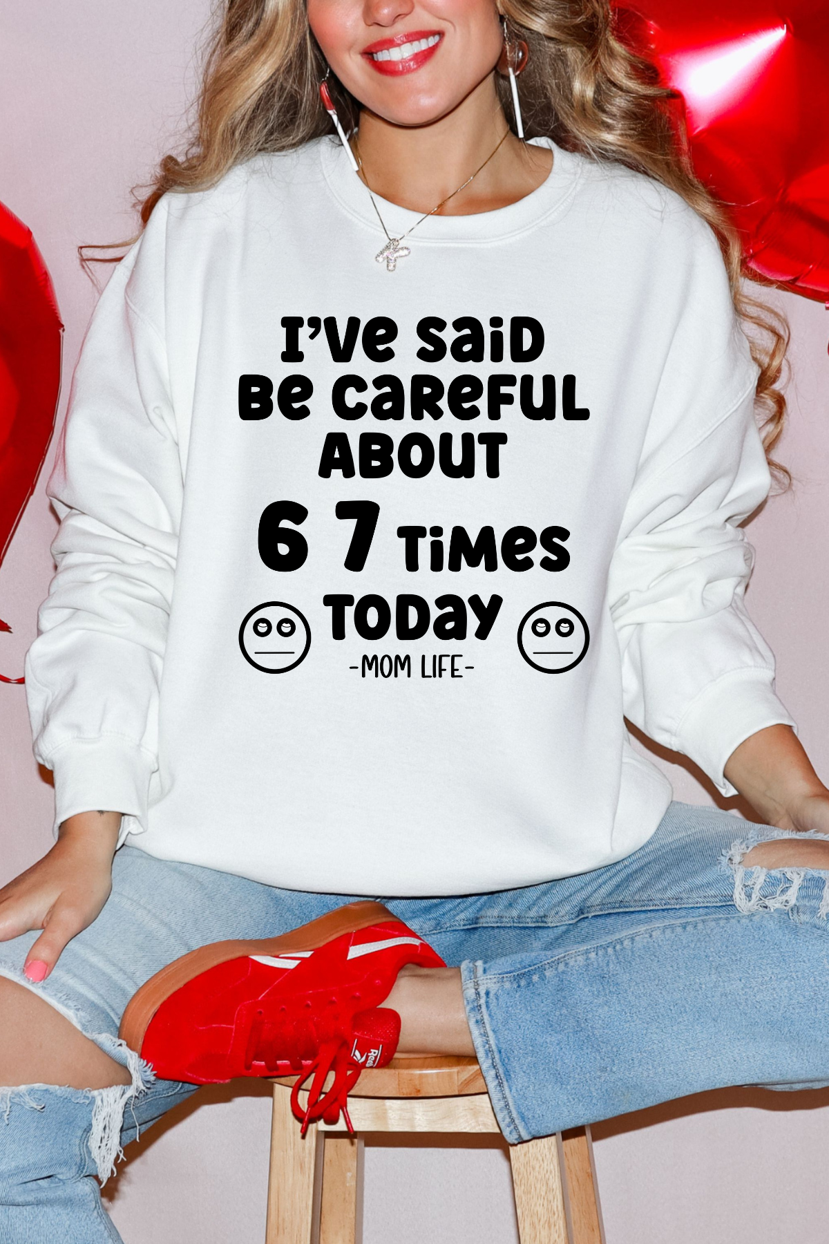 6 7 Times #momlife Tee or Sweatshirt