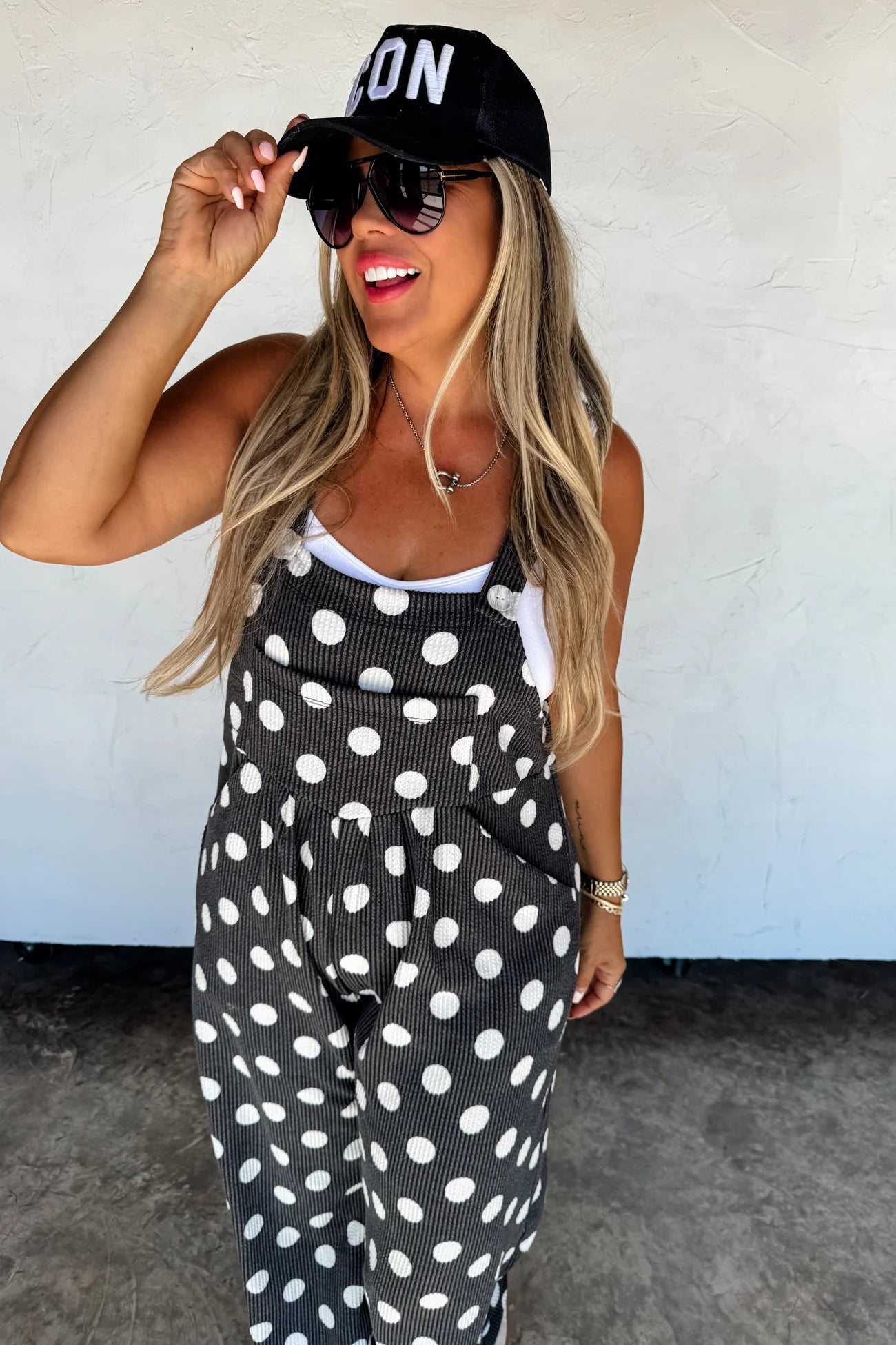 PREORDER- POLKA DOT KARLI BOHO OVERALLS
