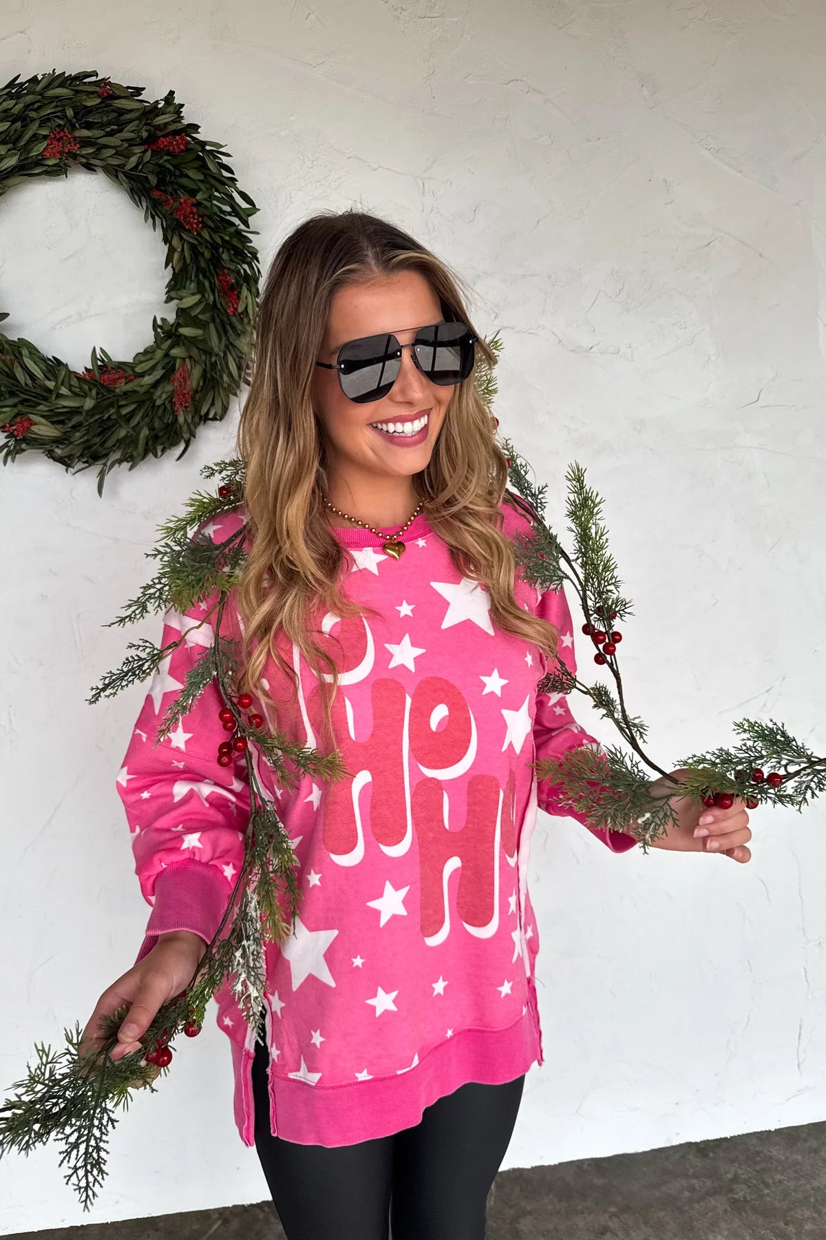 PREORDER- MERRY & HO HO HO CLASSIC CREW PULLOVER