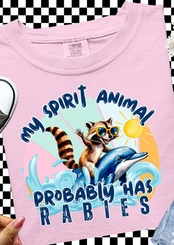 Rabid Spirit Animal Comfort Colors T-Shirt