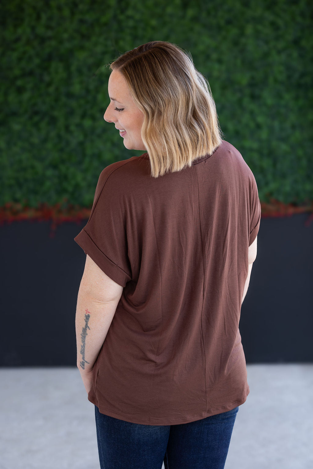 Sierra Pocket Top - Brown
