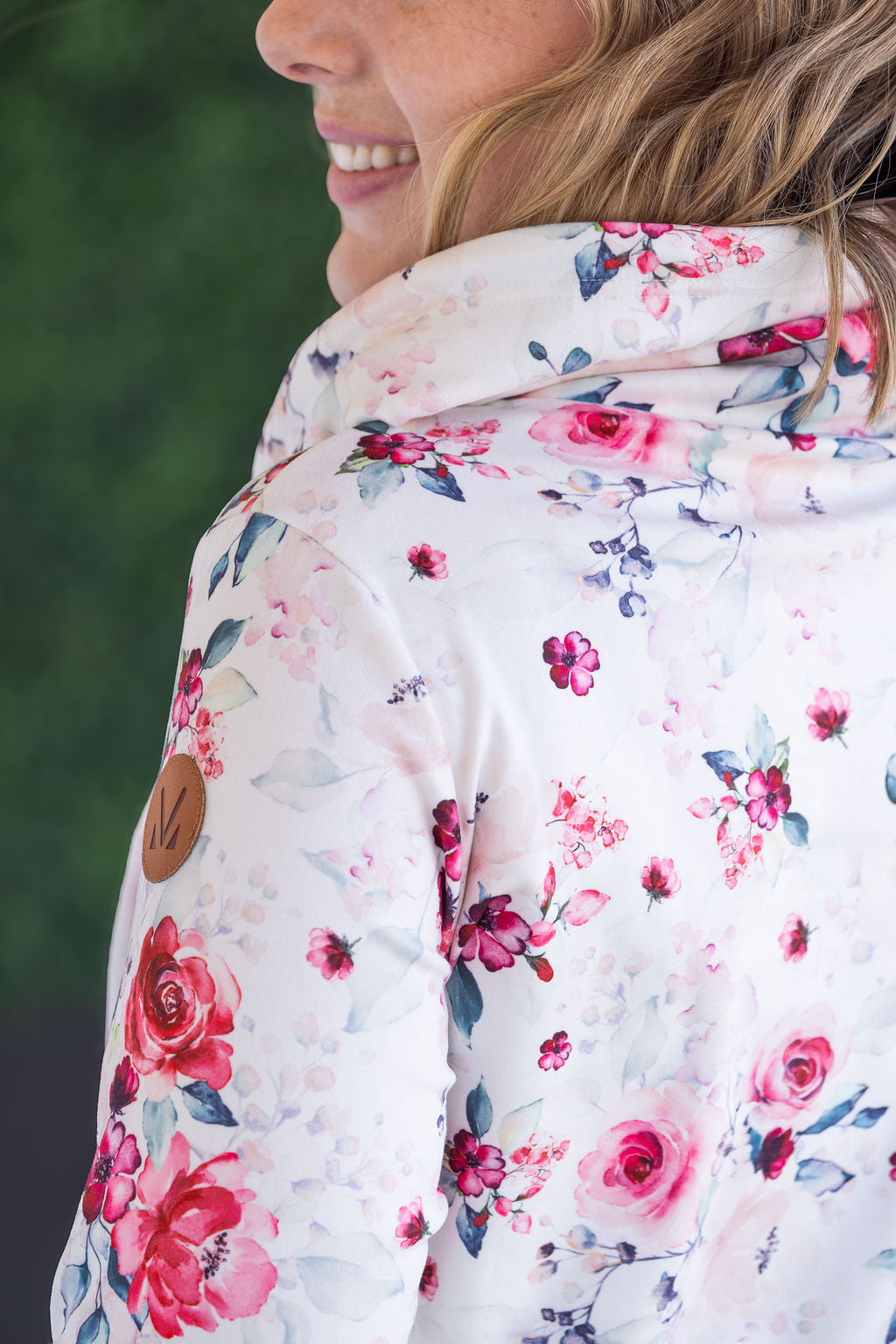 Soft Funnel Neck - Pink Bloom