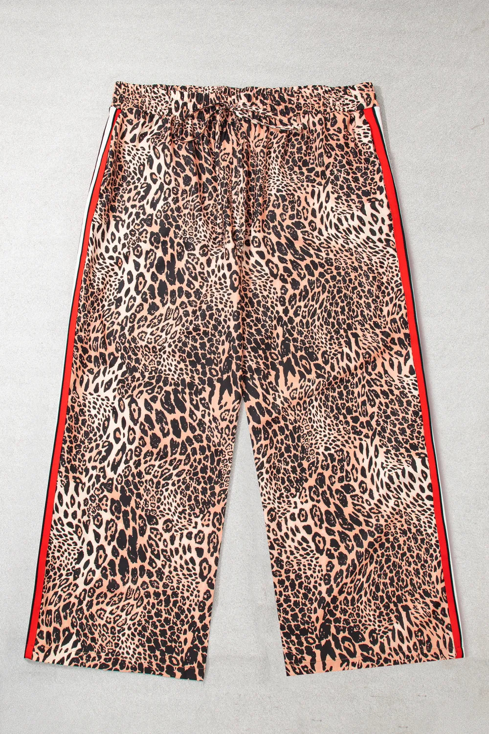 Leopard Side Stripe Plus Size Pants WTW
