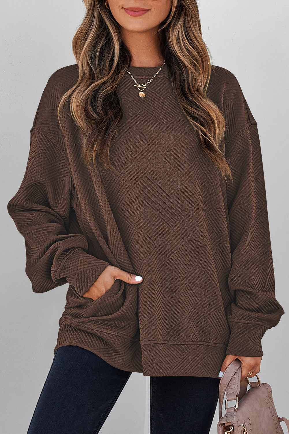 Textured Pocket Pullover WTW