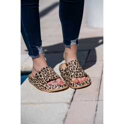 Ready to Ship | Brown Leopard 2.0  Insanely Comfy -Beach or Casual Slides*