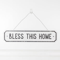 Bless This Home, Wooden House Sign, Farmhouse Chic