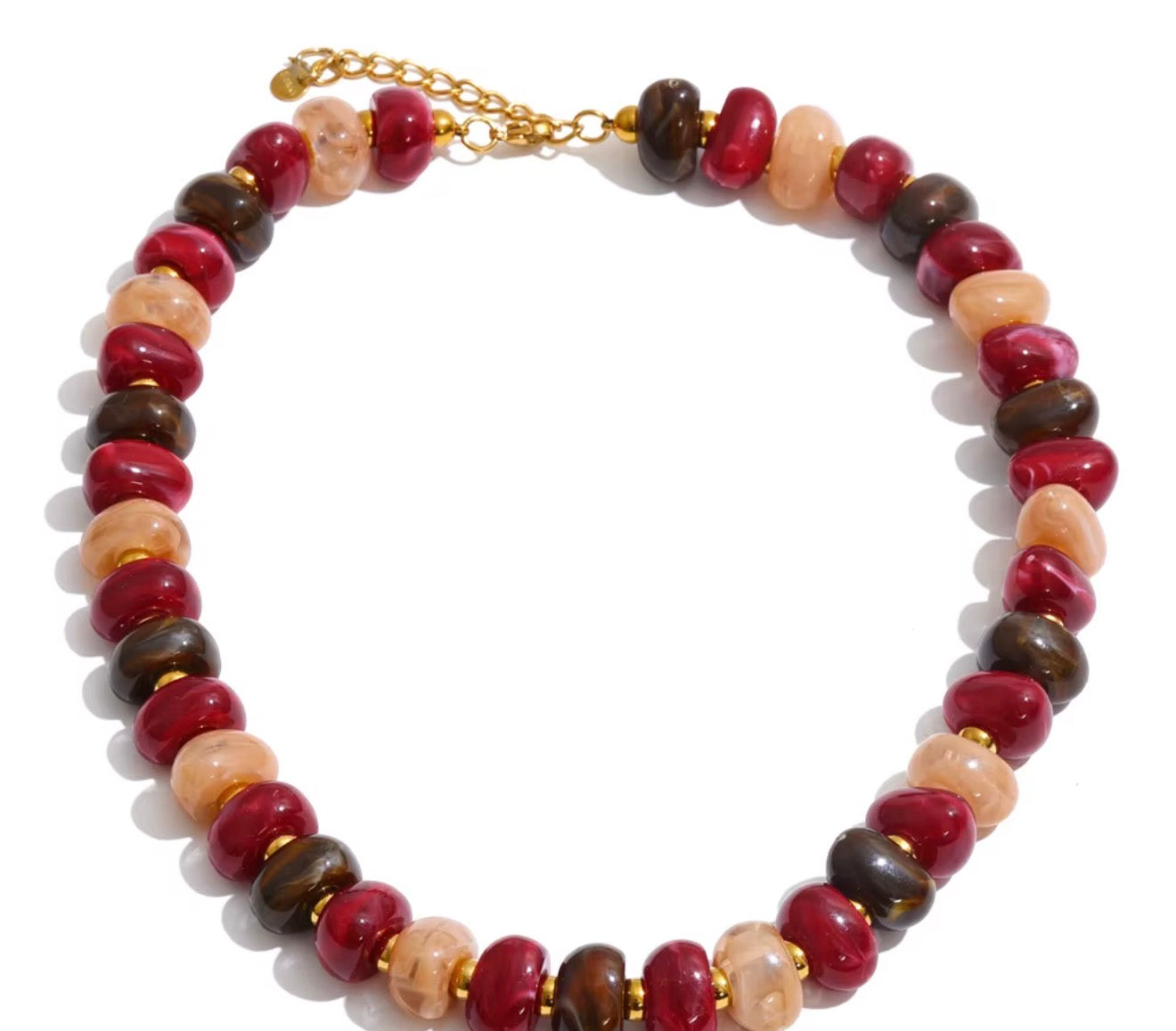 Fall Beaded Necklace & Bracelet WTW