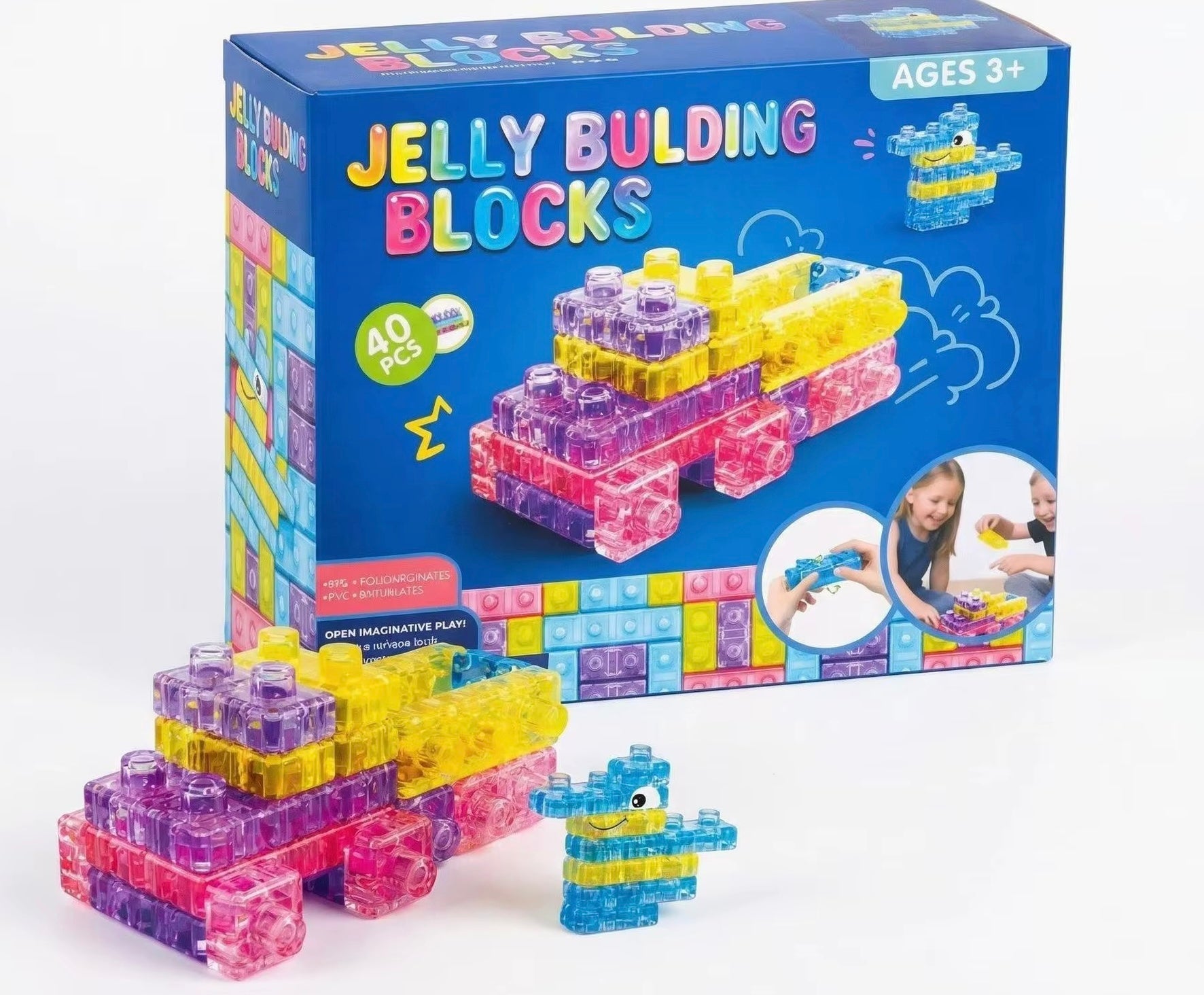 Preorder Gummy Block Sets Squishy *MID AUGUST*