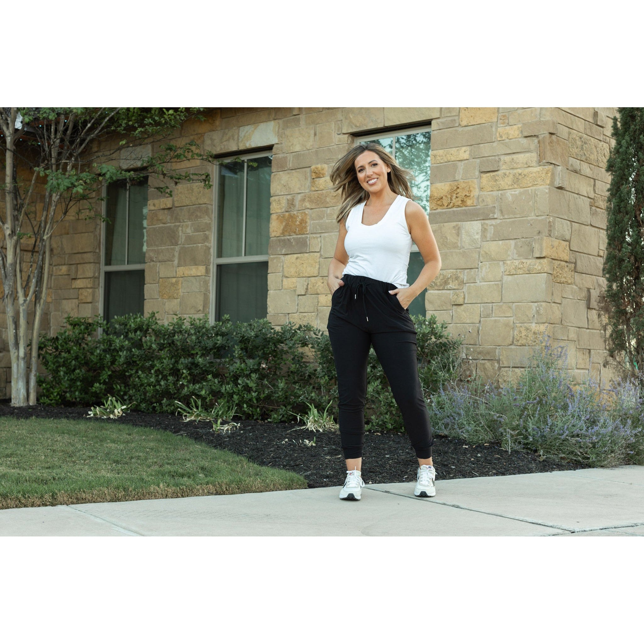 *Ready to Ship | The Reagan Black Joggers  - Luxe Leggings by Julia Rose®