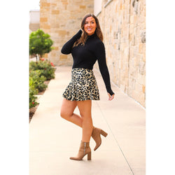 Ready to Ship | The Kylie Leopard Skort - Round 5